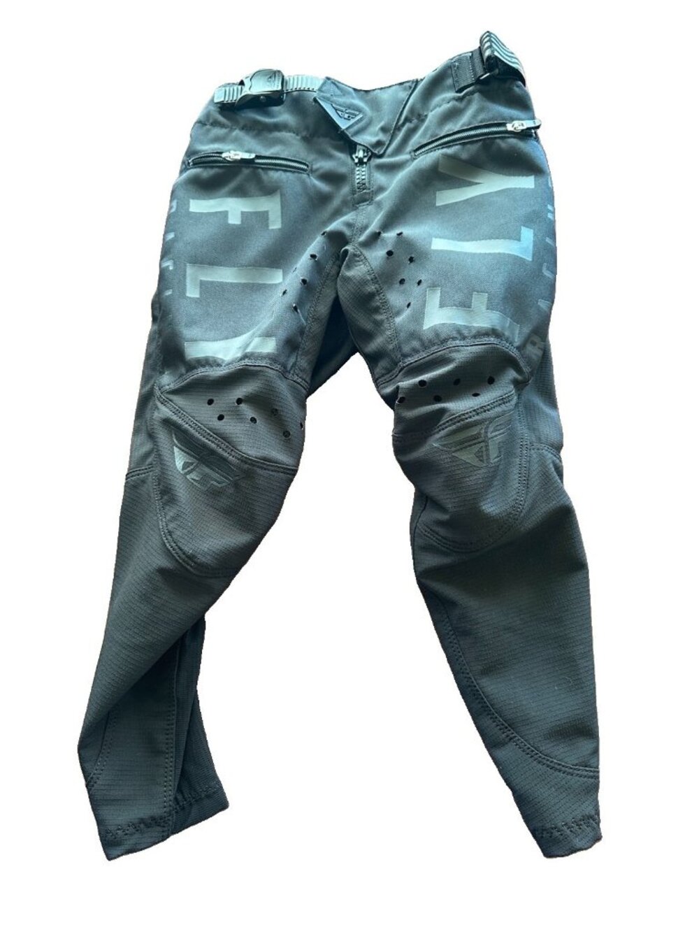 Fly Racing Kinetic Youth/Toddler Size Racing Pants Size 18 BlackAdjustable Waist